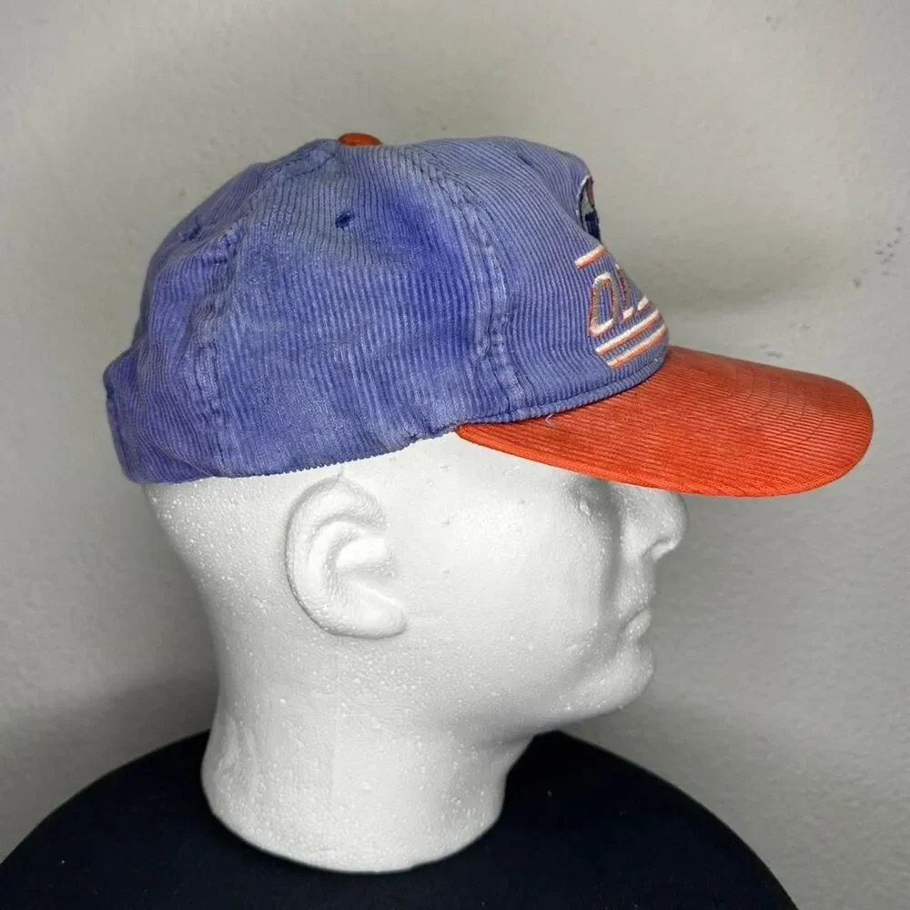 Vintage Corduroy Edmonton Oilers snapback
